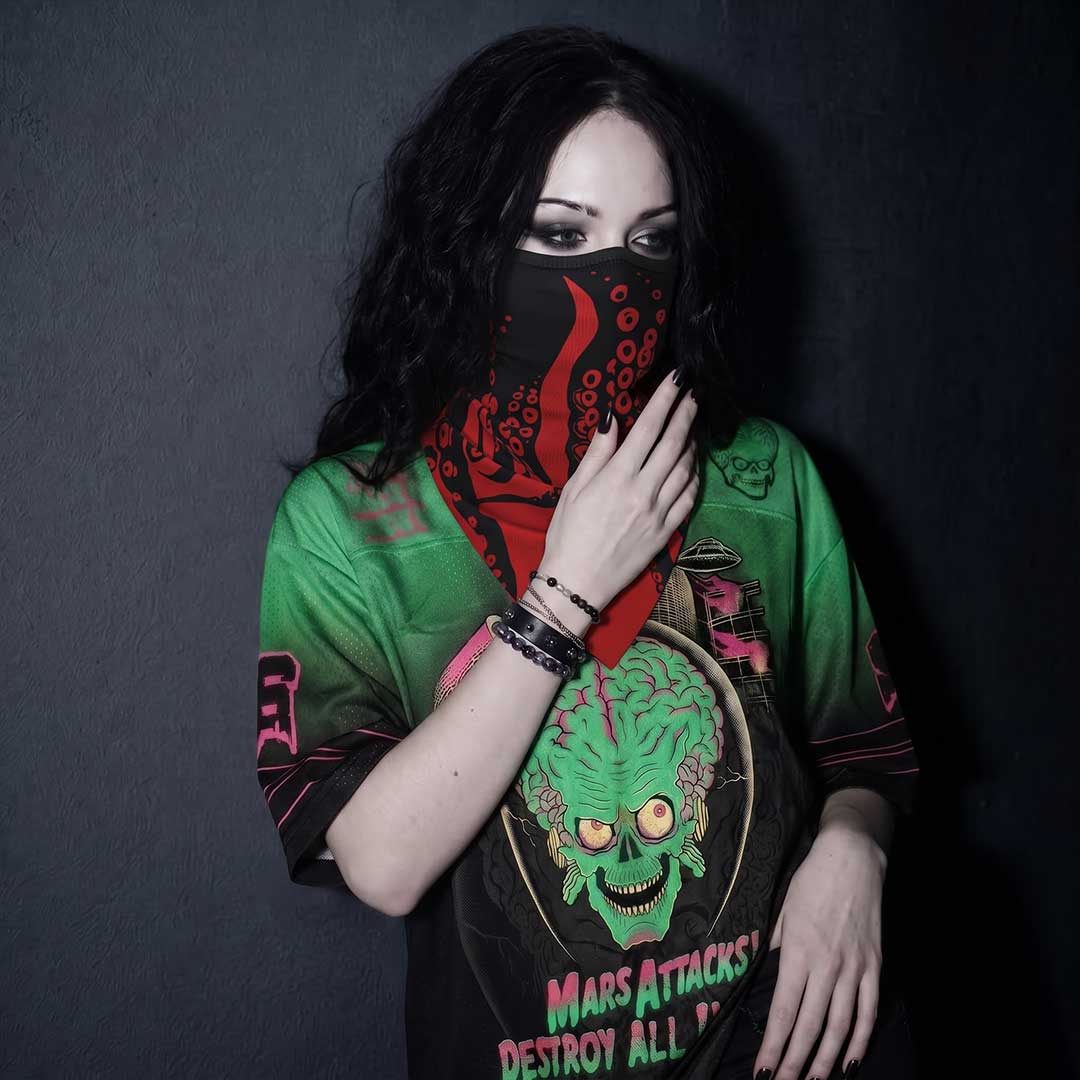The Crimson Deep Mesh Neck Gaiter