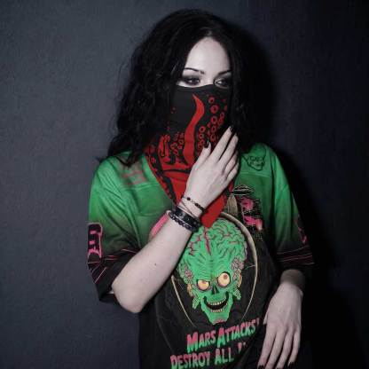 The Crimson Deep Mesh Neck Gaiter