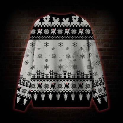 Black Cat Merry Christmas! Ugly Sweatshirts