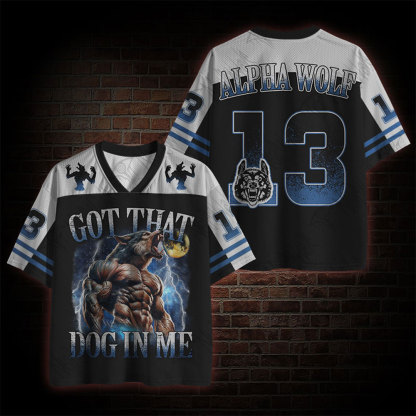 Got That Dog in Me  Wolf Mesh Jersey
