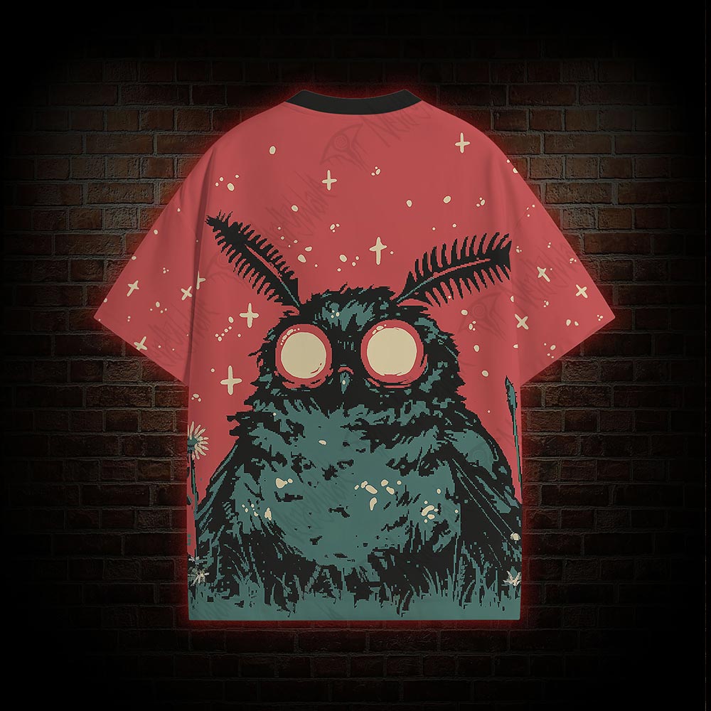 Mothman Cryptid Graphic T-shirt