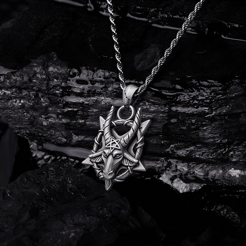 Baphomet Sigil Sculptural Necklace