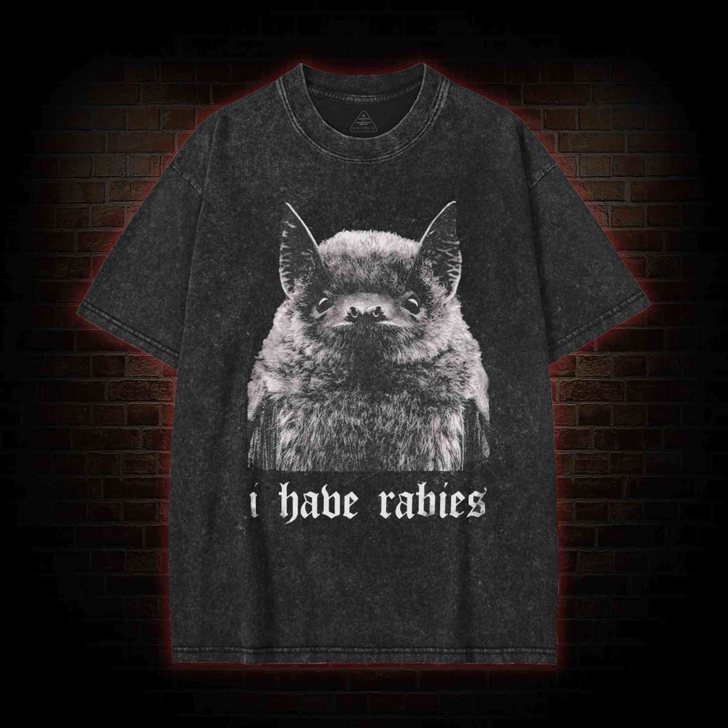I Have Rabies Washed T-shirt