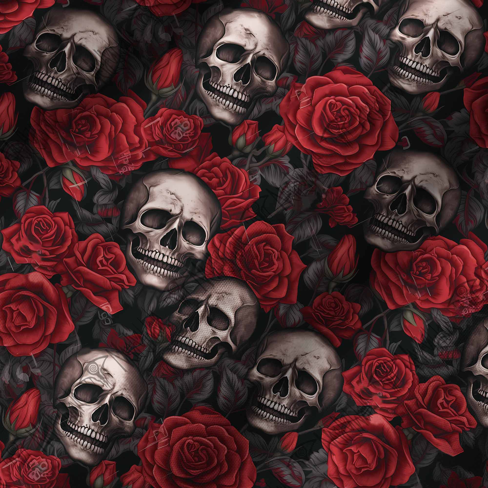 Skull and Roses Graphic Resort Set