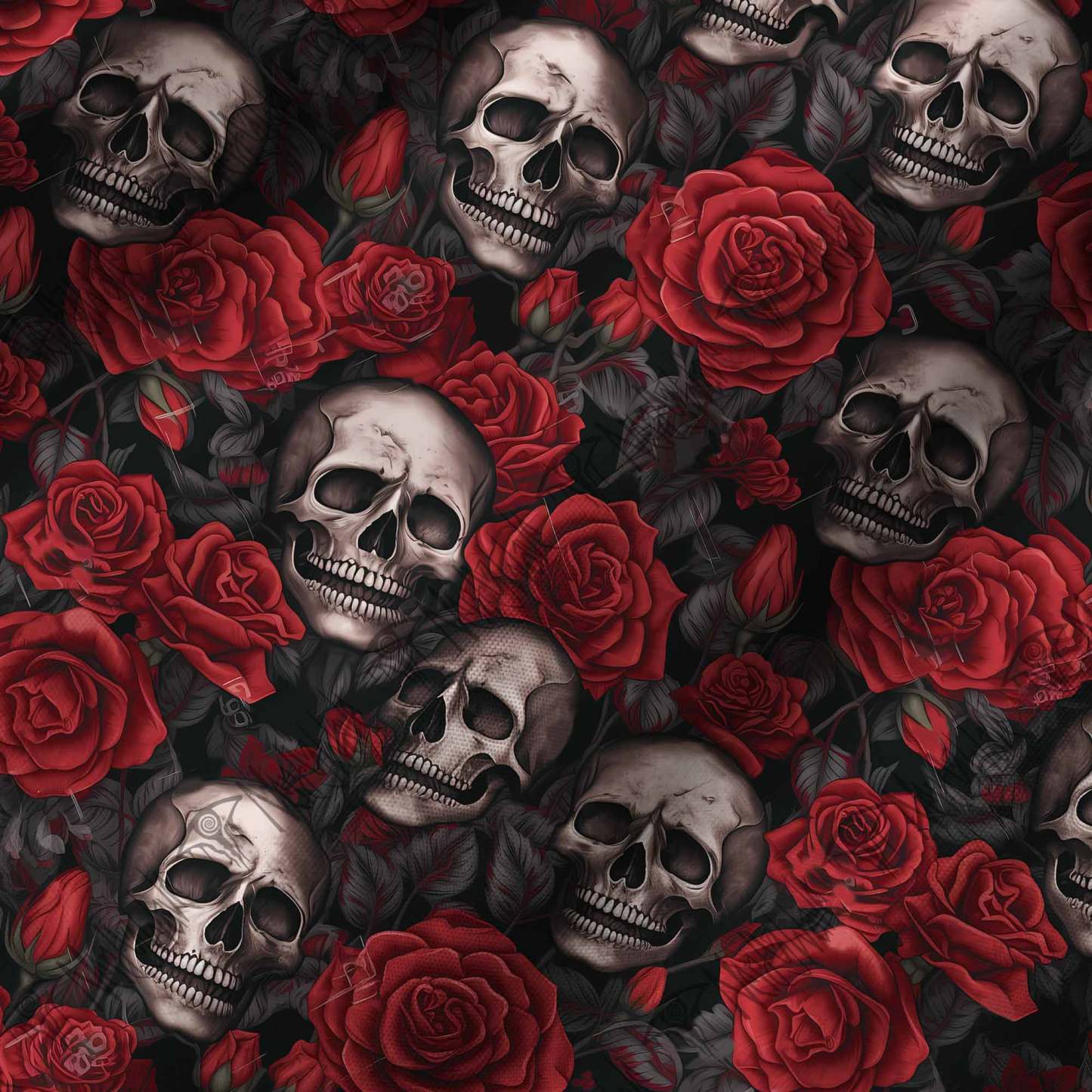 Skull and Roses Graphic Resort Set