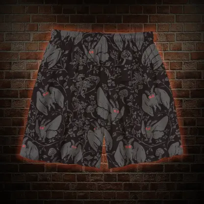 Mothman in the Jungle Mens Swim Trunks