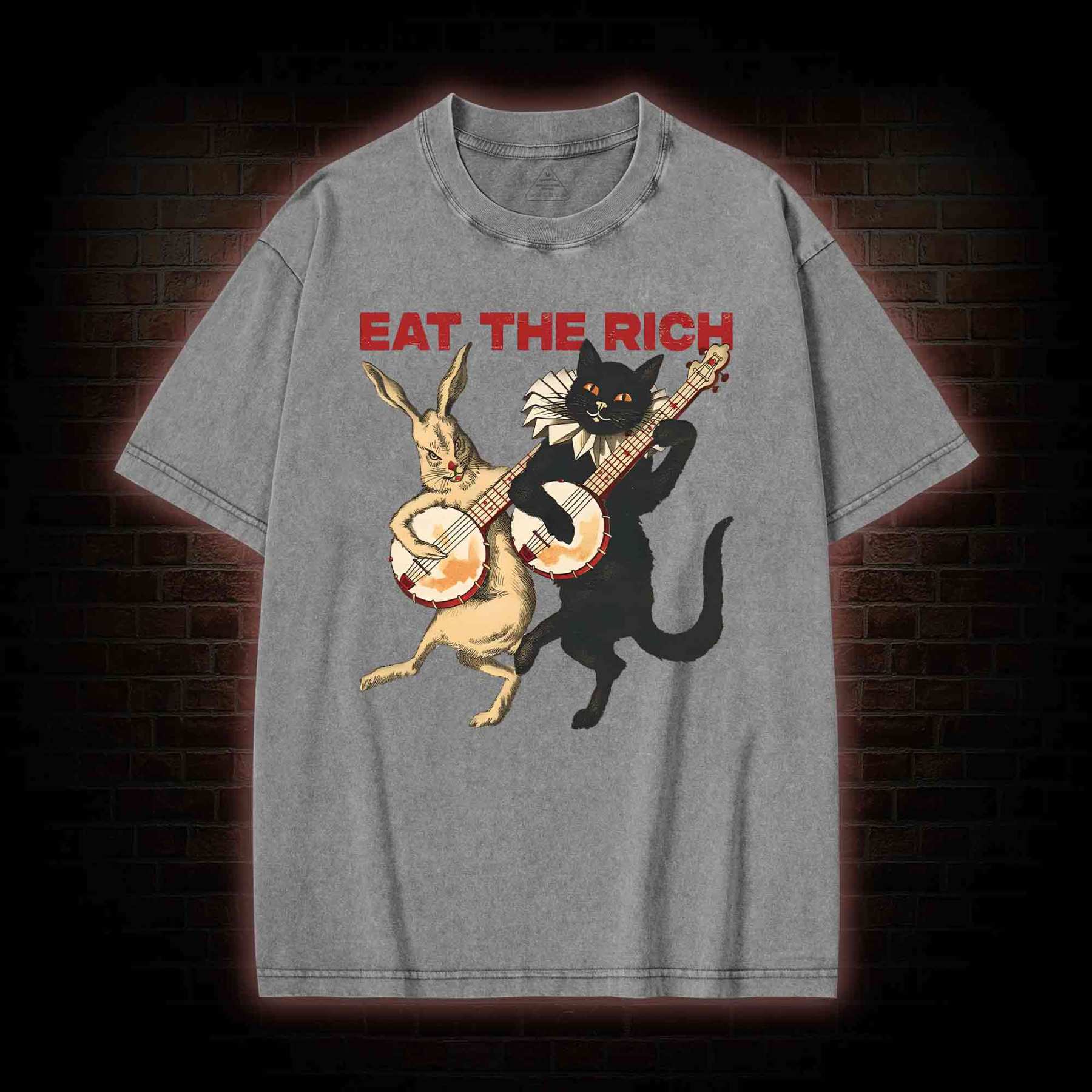 Eat The Rich Washed T-shirt