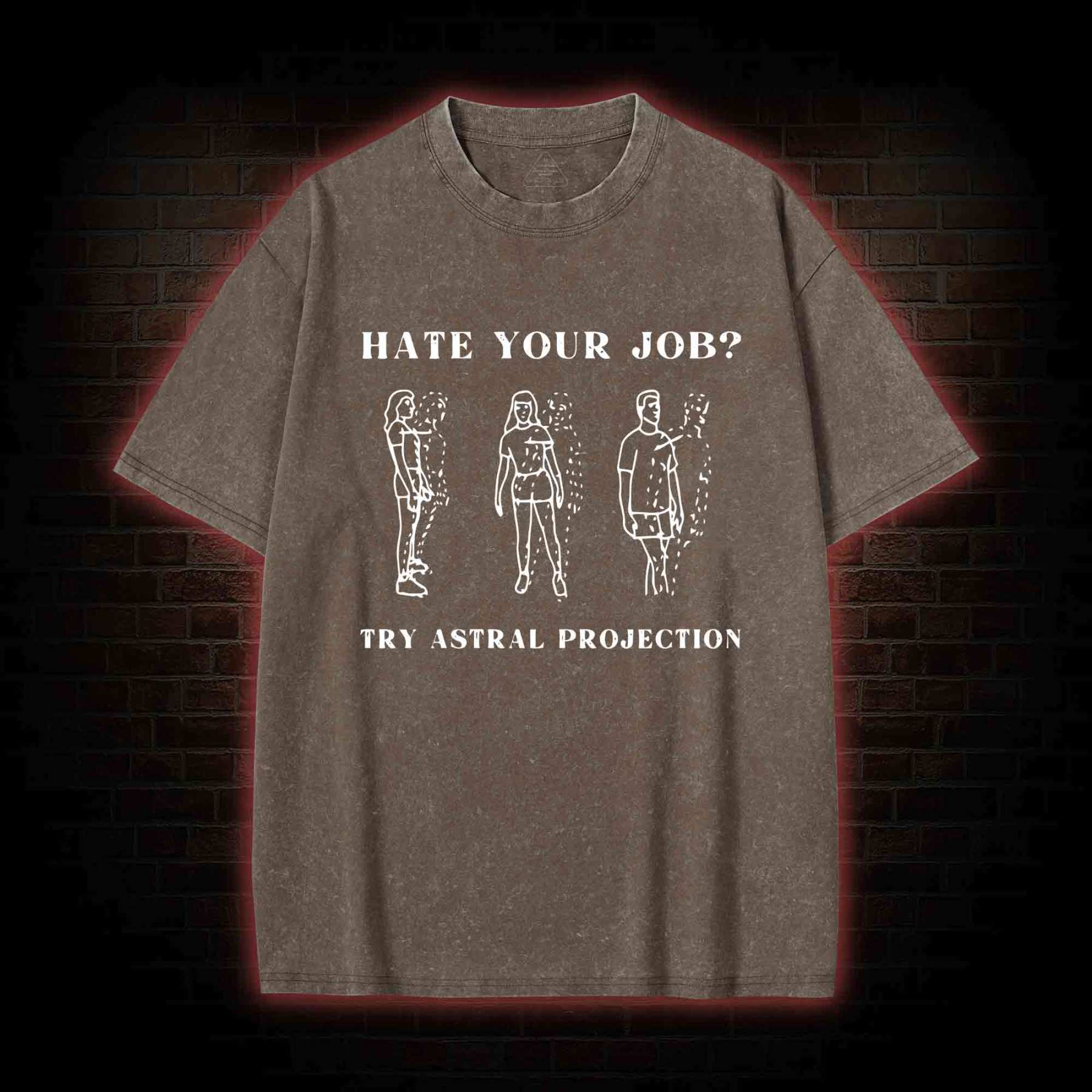Heat Your Job? Try Astral Projection Washed T-shirt
