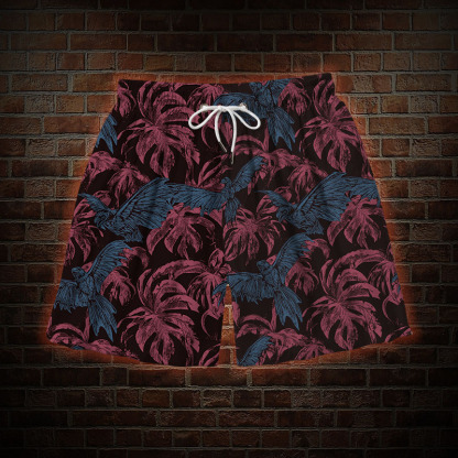 Crows Fly among the Palm Mens Swim Trunks