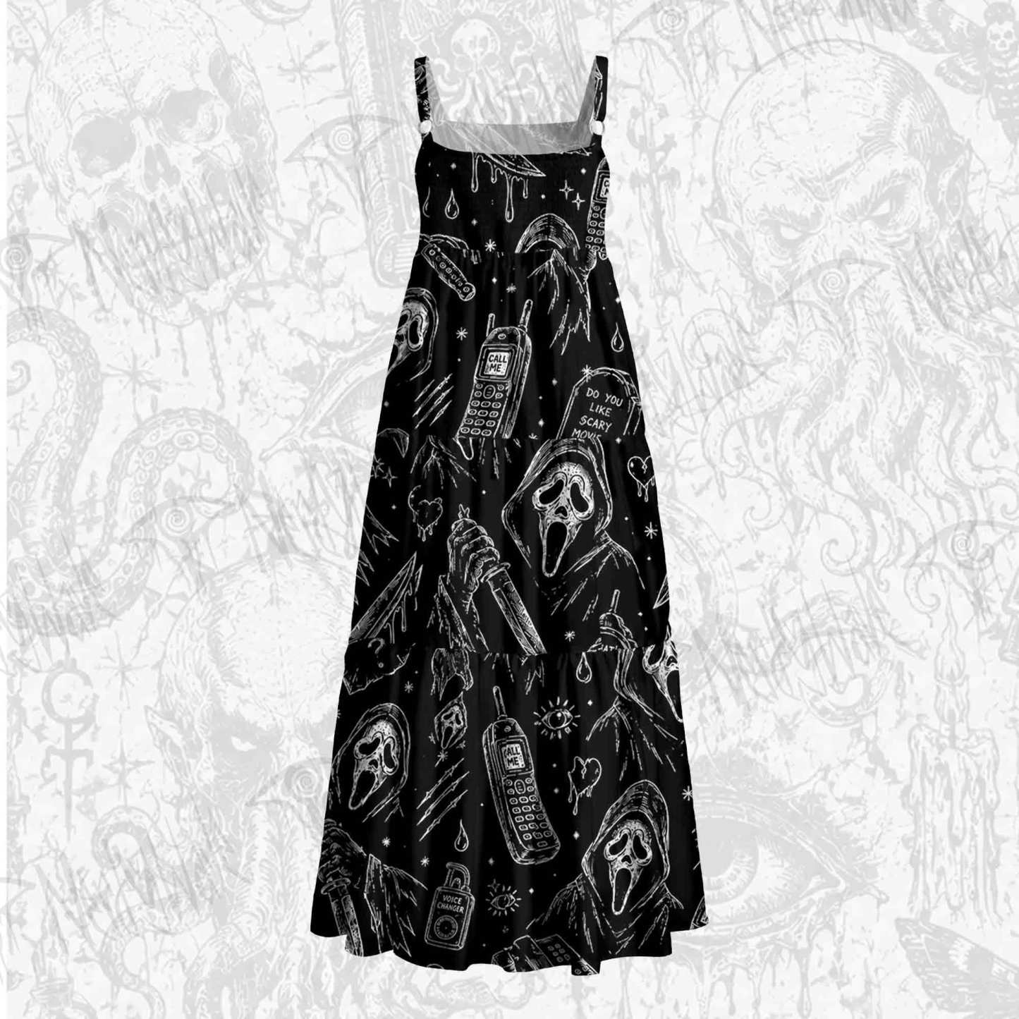 Call Me Wide Straps Maxi Dress