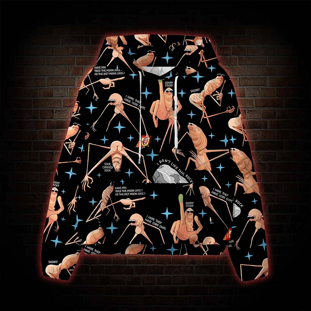 I Don't Like This Rock All Over Print Scuba Hoodie