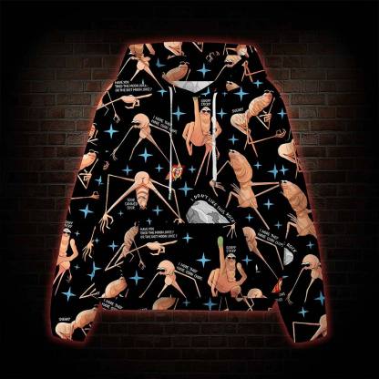 I Don't Like This Rock All Over Print Scuba Hoodie