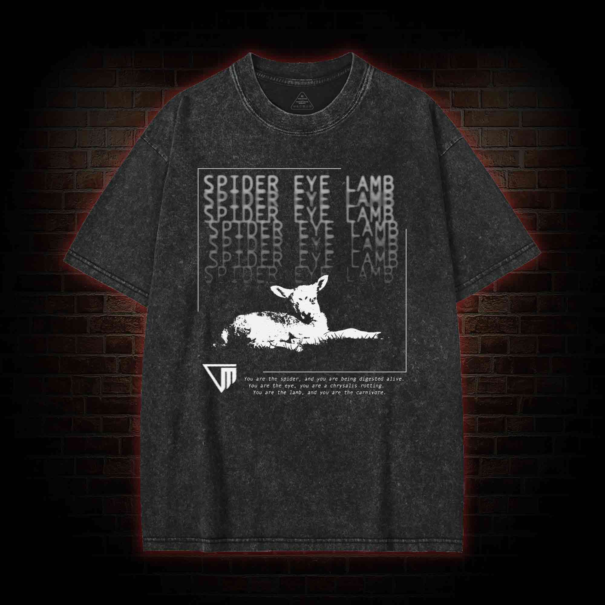 Spider Eye Lamb Washed T-shirt
