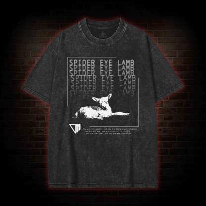 Spider Eye Lamb Washed T-shirt