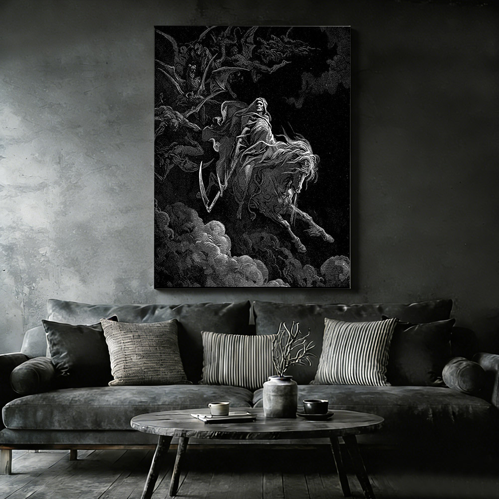 Death on the Pale Horse Canvas Print
