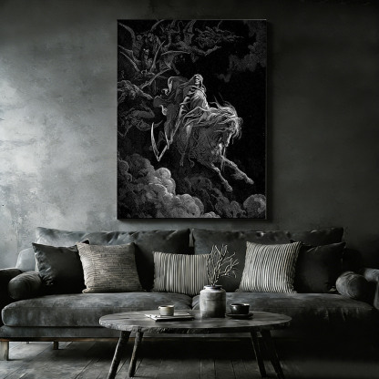 Death on the Pale Horse Canvas Print