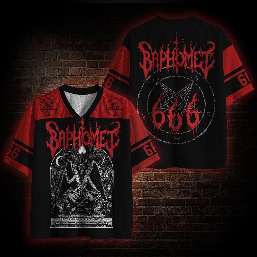Evil Baphomet Mesh Jersey