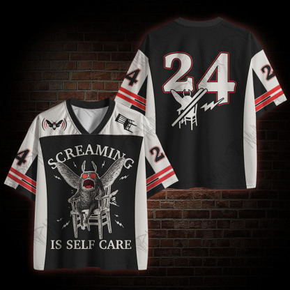 Screaming is Self Care Mesh Jersey