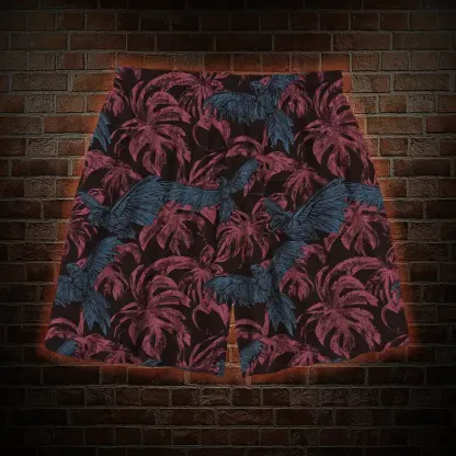 Crows Fly among the Palm Mens Swim Trunks