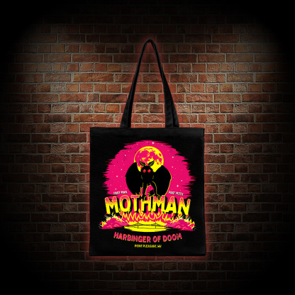 Mothman Harbinger of Doom Tote Bag
