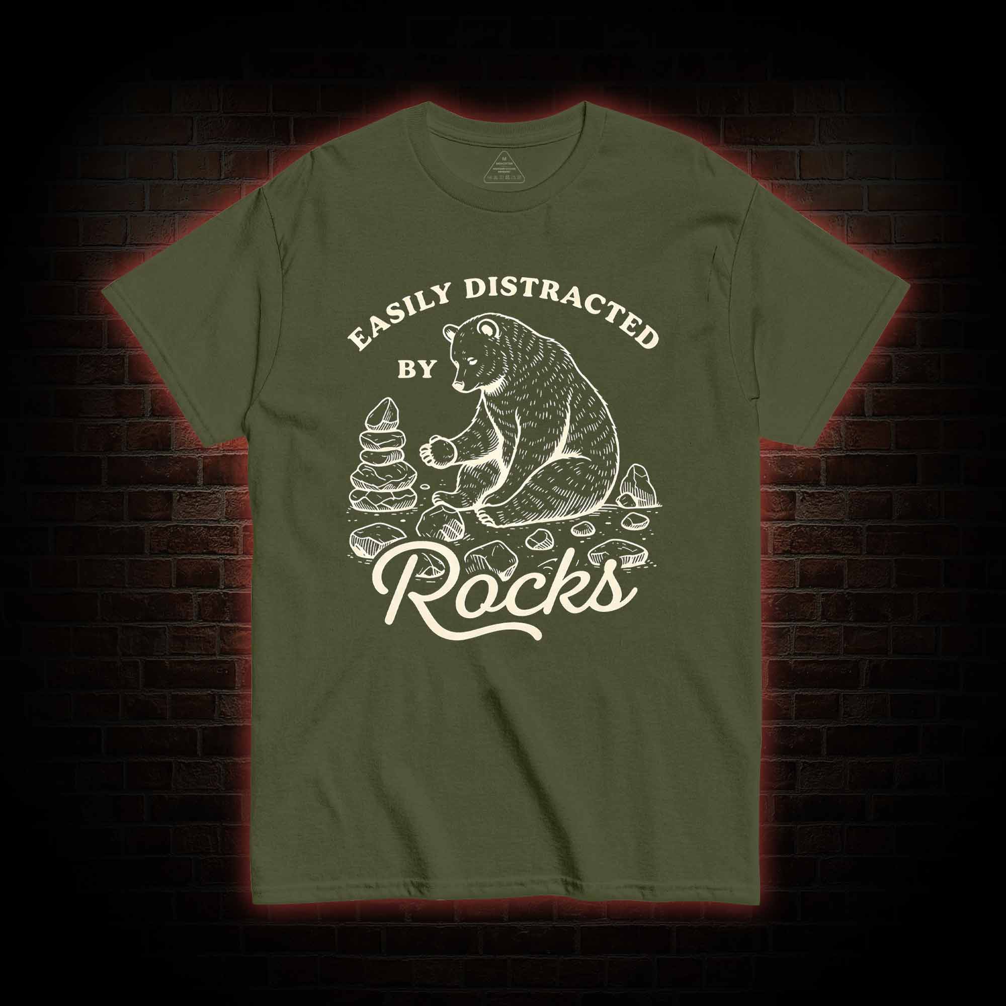 Easily Distracted by Rocks T-shirt