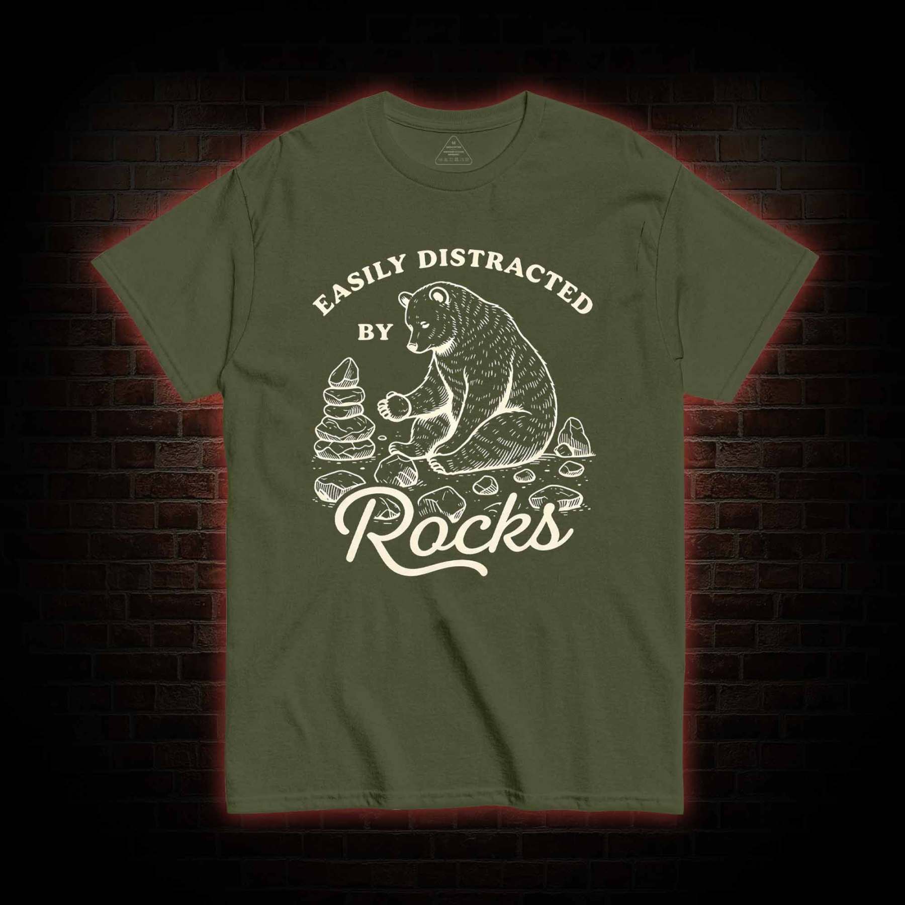 Easily Distracted by Rocks T-shirt