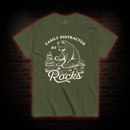 Easily Distracted by Rocks T-shirt