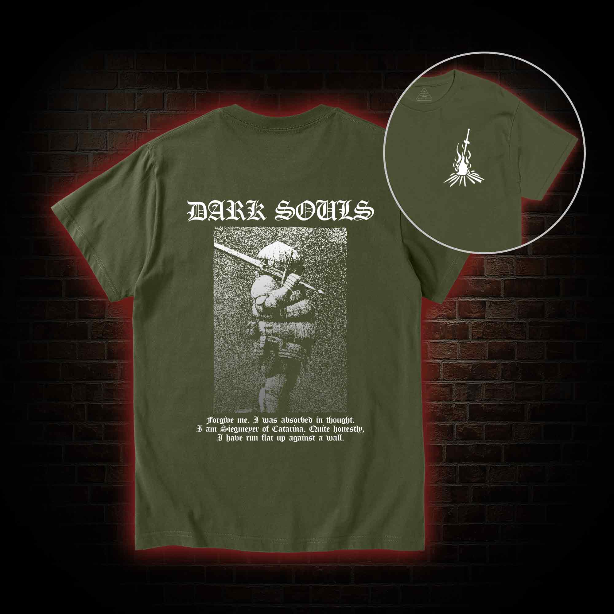 Onion Knight Back Print T-Shirt