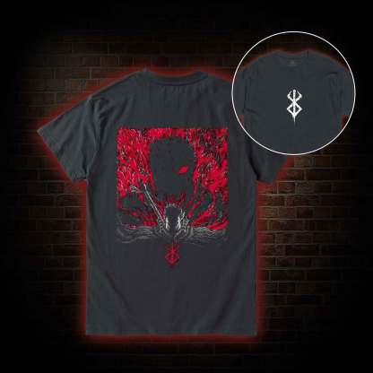 3303 Back Print T-Shirt