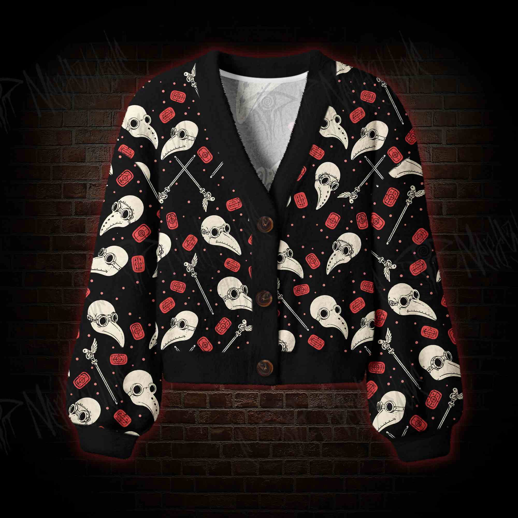 Plague Parade Women's Cardigan Sweater