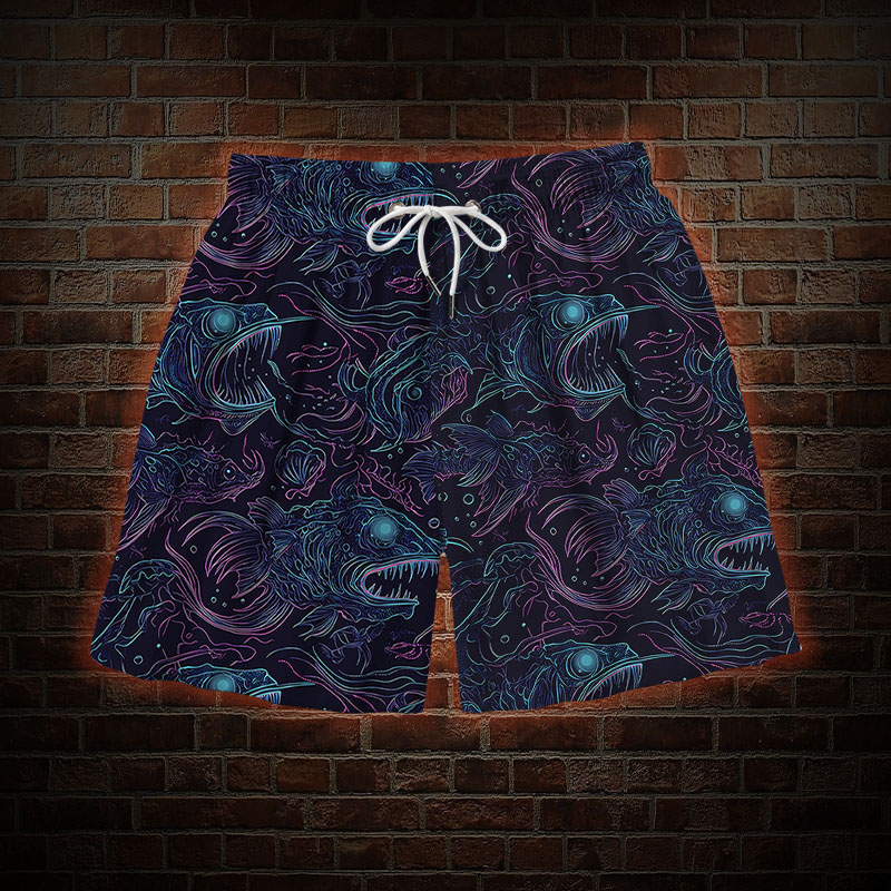 Terror of the Deep Mens Swim Trunks