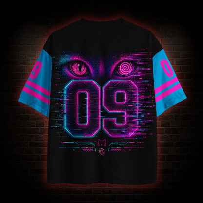 Glitch Cat Mesh Jersey
