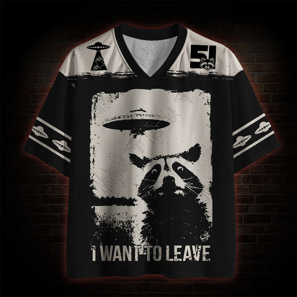 I Want to Leave Mesh Jersey