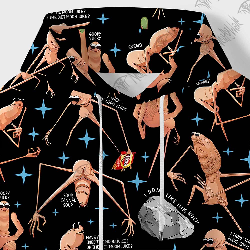 I Don't Like This Rock All Over Print Scuba Hoodie