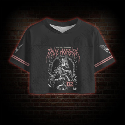 True Horror Crop Sports Jersey
