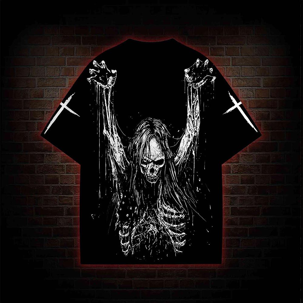 Horror Skull All Over Print T-shirt