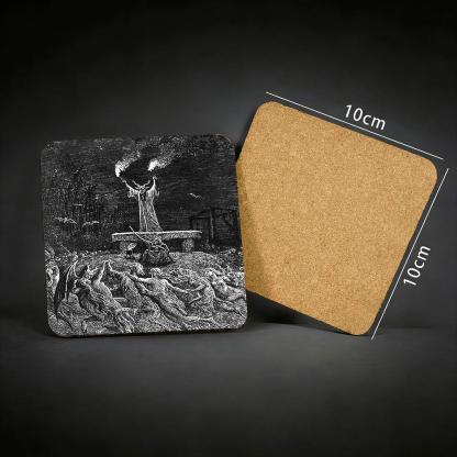 Witches Sabbath Cork Coasters