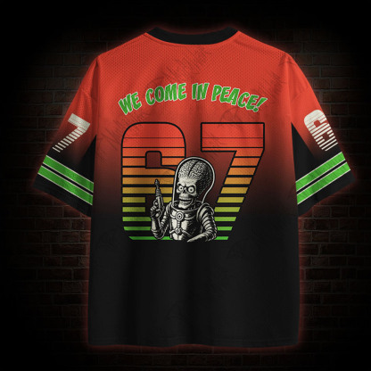 We Come in Peace Mesh Jersey