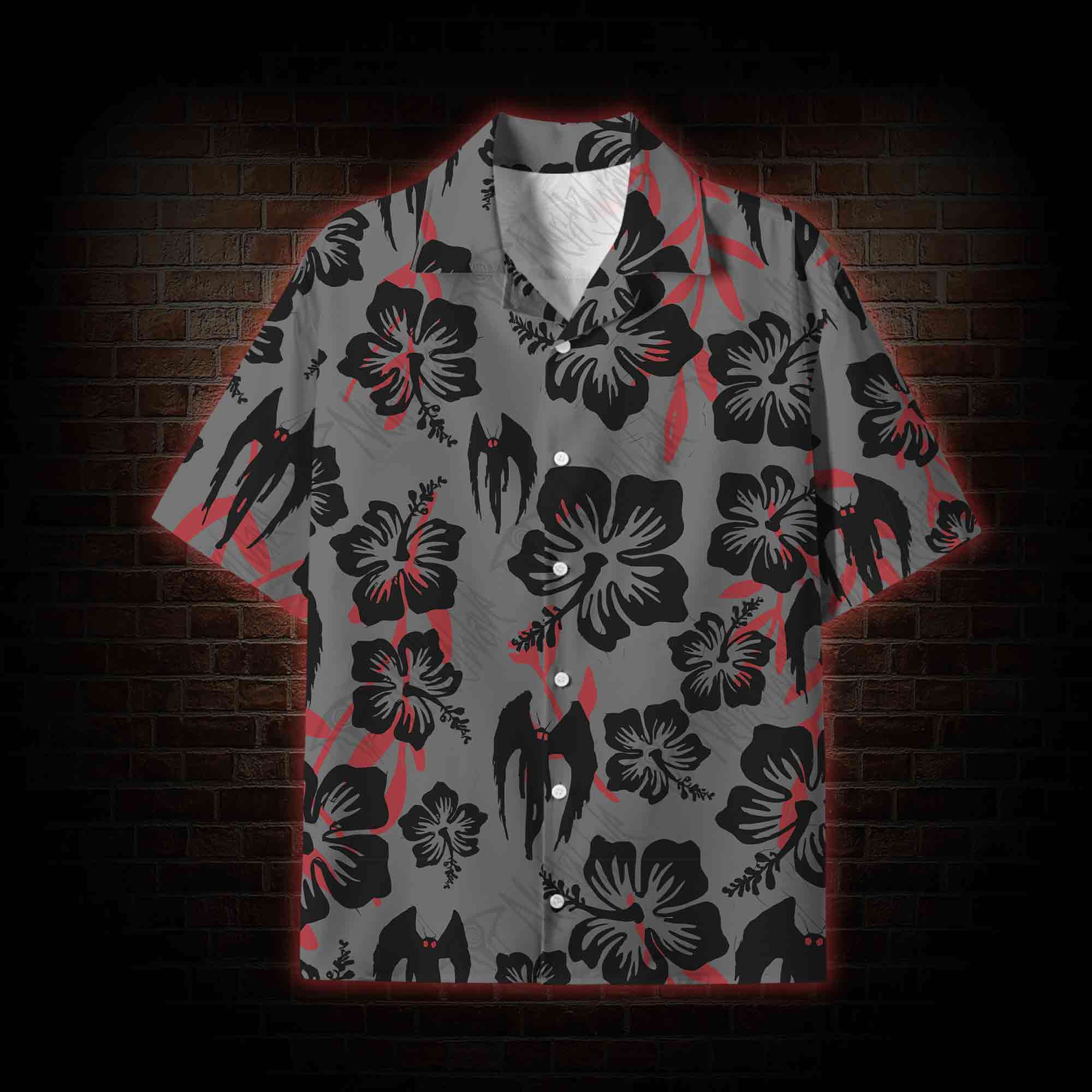 Mothman Lightweight Hawaiian Shirt