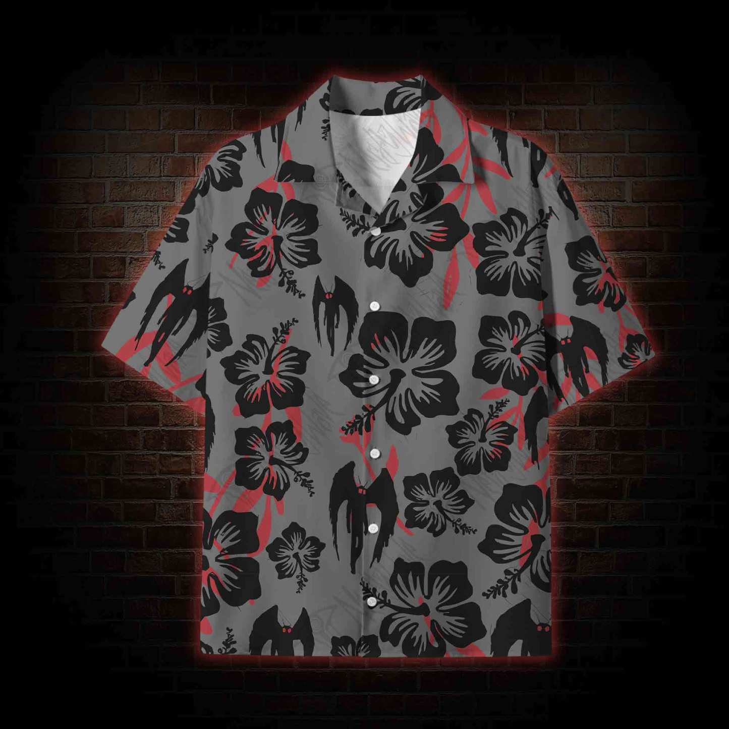 Mothman Lightweight Hawaiian Shirt