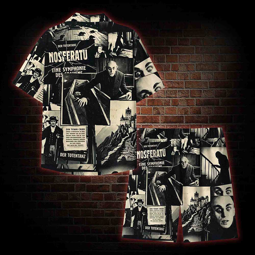Nosferatu Lightweight Hawaiian Shirt