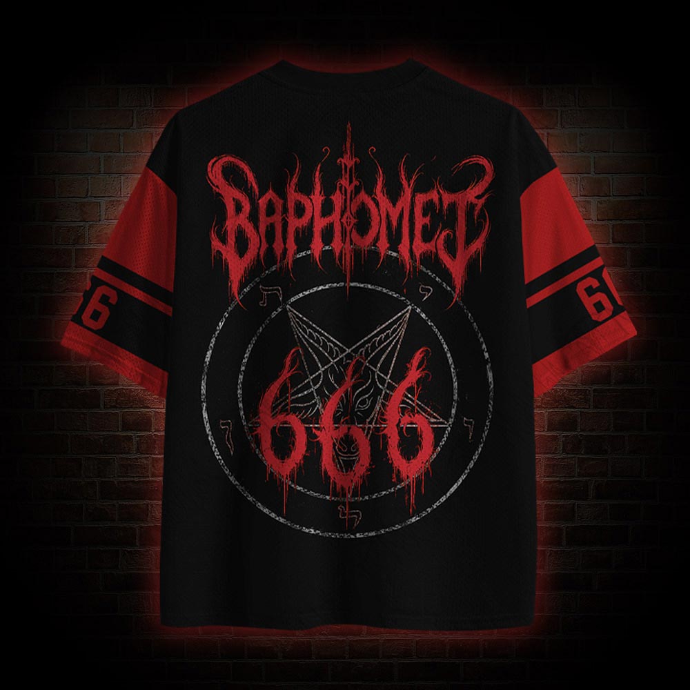 Evil Baphomet Mesh Jersey