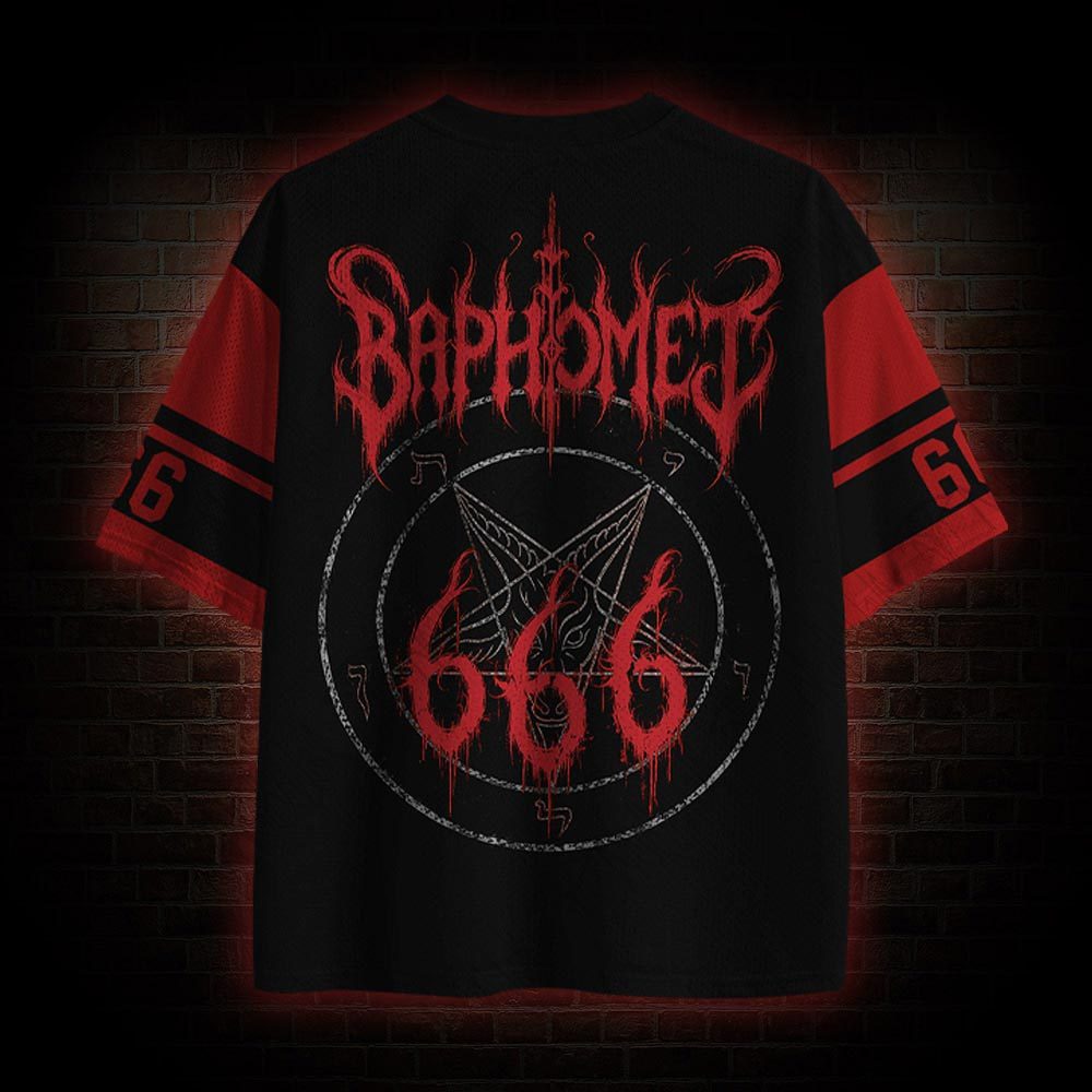 Evil Baphomet Mesh Jersey
