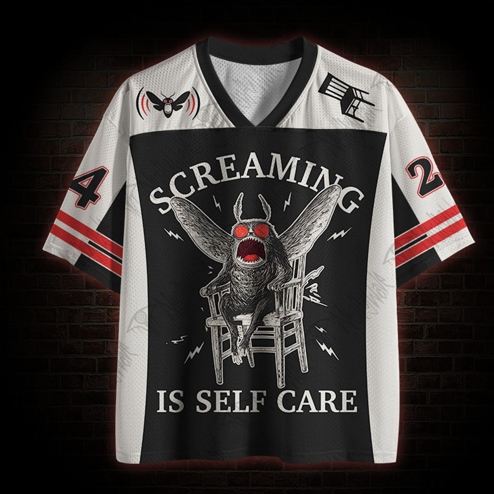 Screaming is Self Care Mesh Jersey