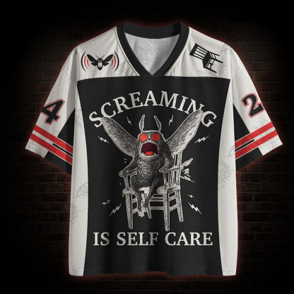 Screaming is Self Care Mesh Jersey