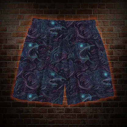 Terror of the Deep Mens Swim Trunks