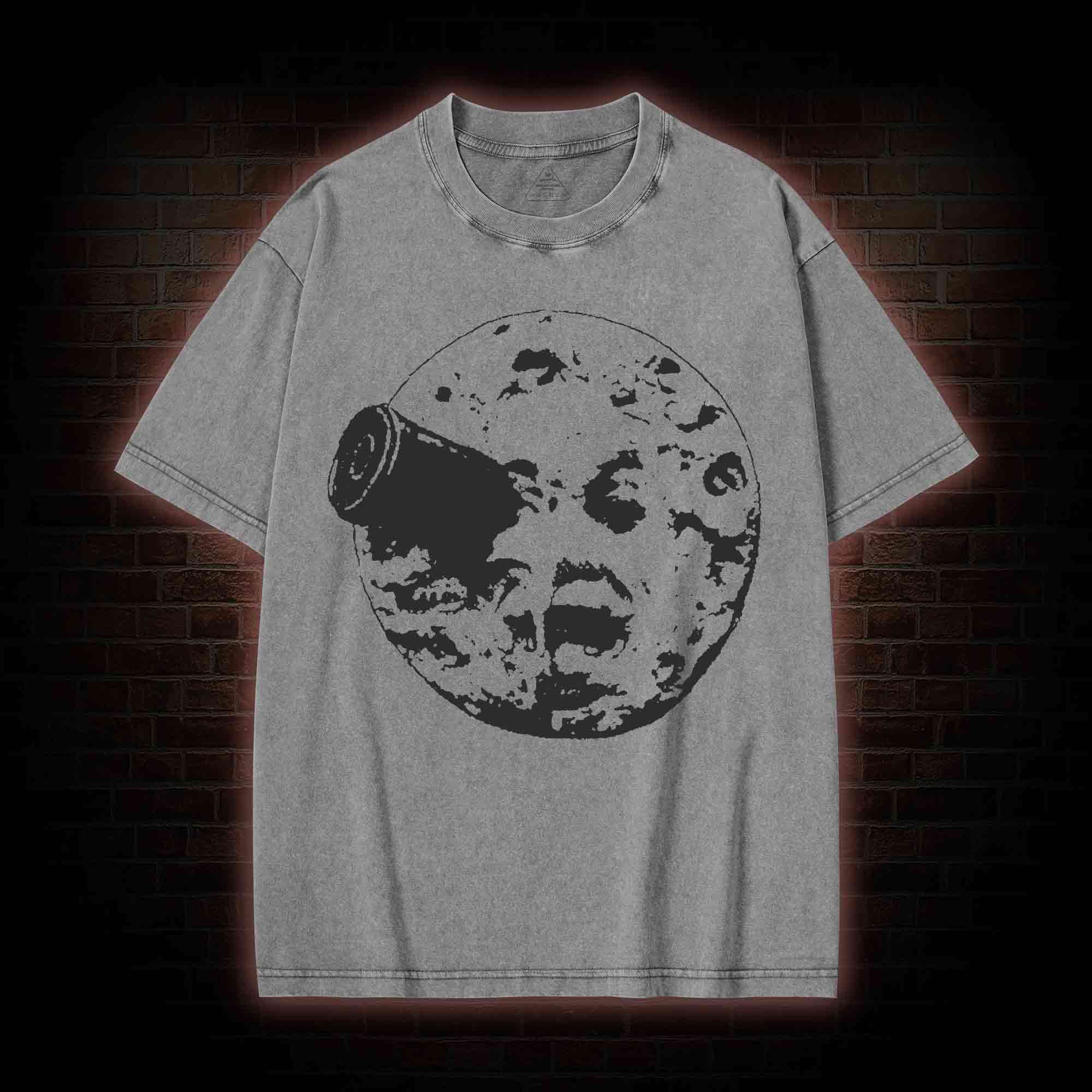 A Trip To The Moon 1902 Washed T-shirt