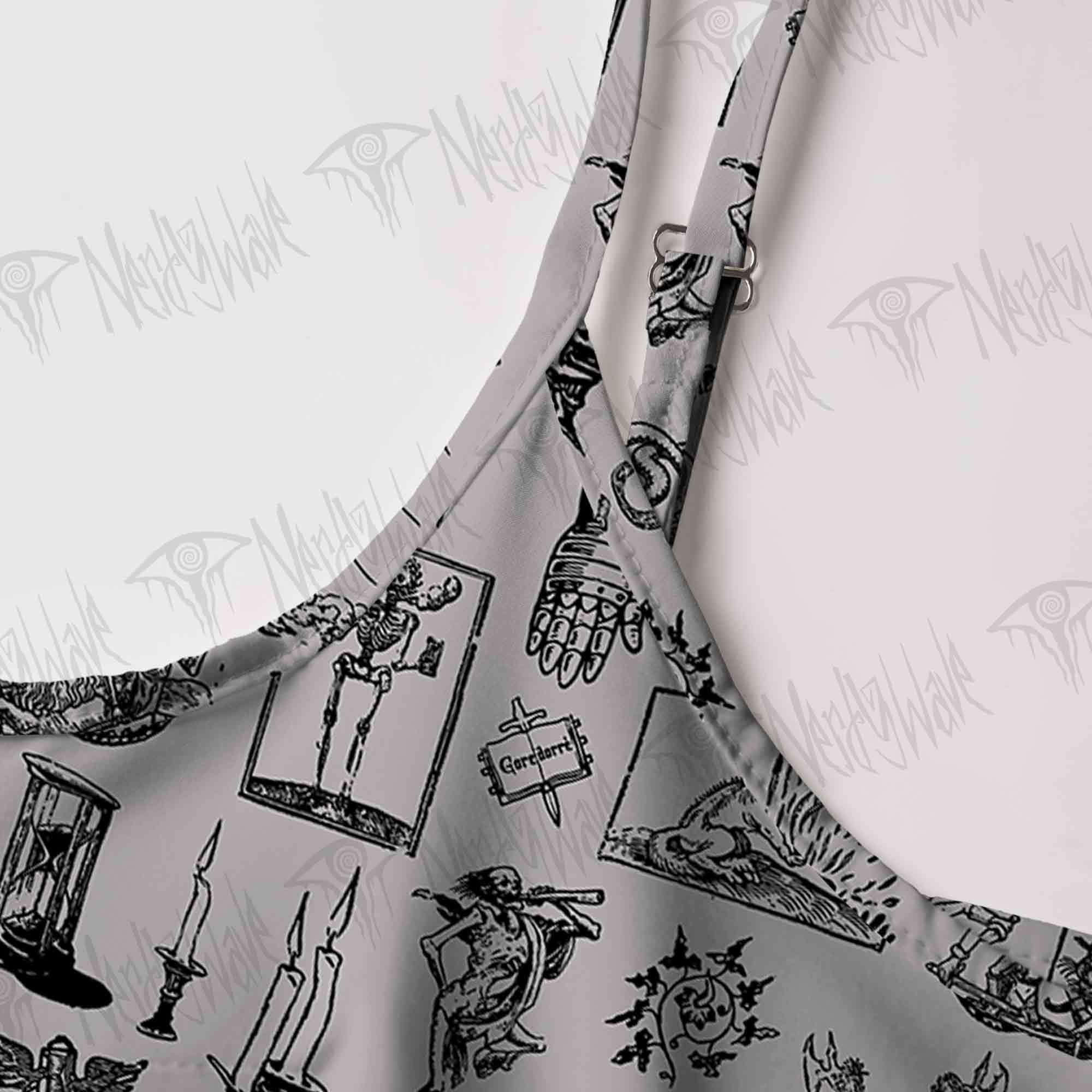 Weird Middle Ages Strap Midi Sundress