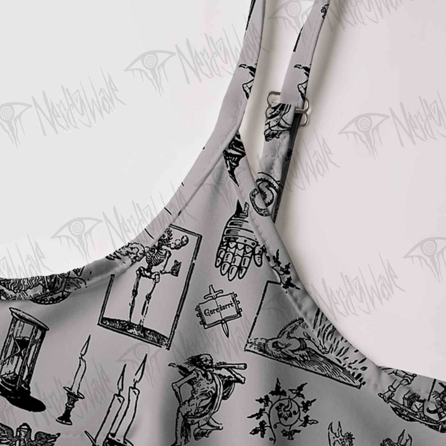 Weird Middle Ages Strap Midi Sundress
