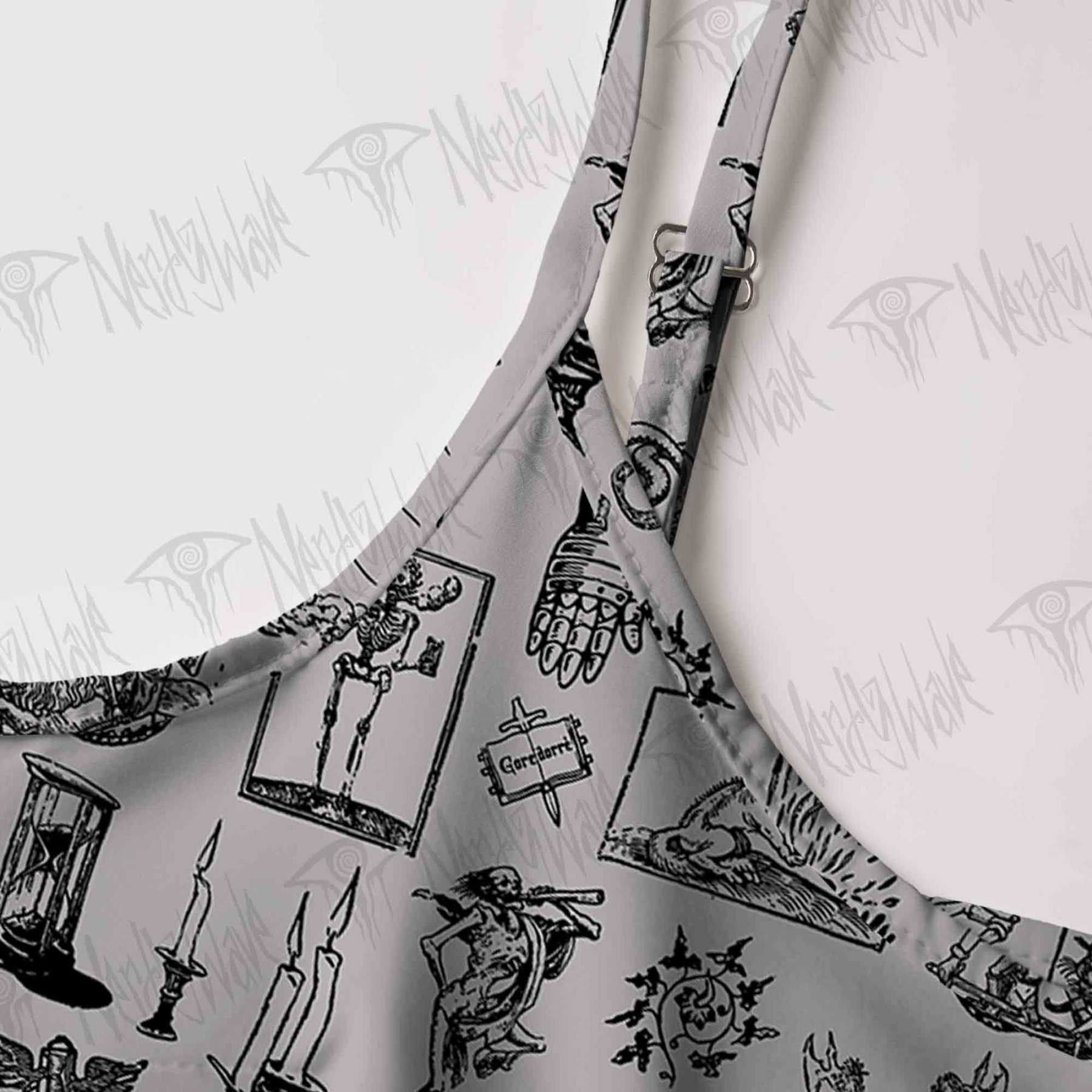 Weird Middle Ages Strap Midi Sundress
